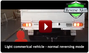 Reverse Alert on light commercial vehicle